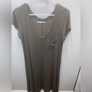 Small dark green dress!
